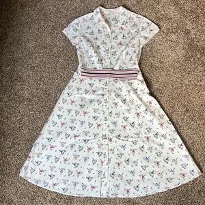 Boden Sophia Shirt Dress in Blues Rush Hour 6L
